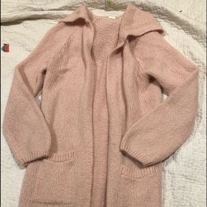 Long Gap Dusty Rose Sweater